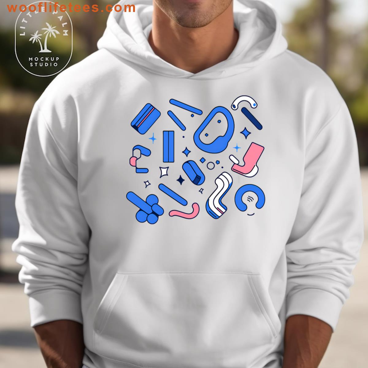 Geometric Forms Pink T-shirt