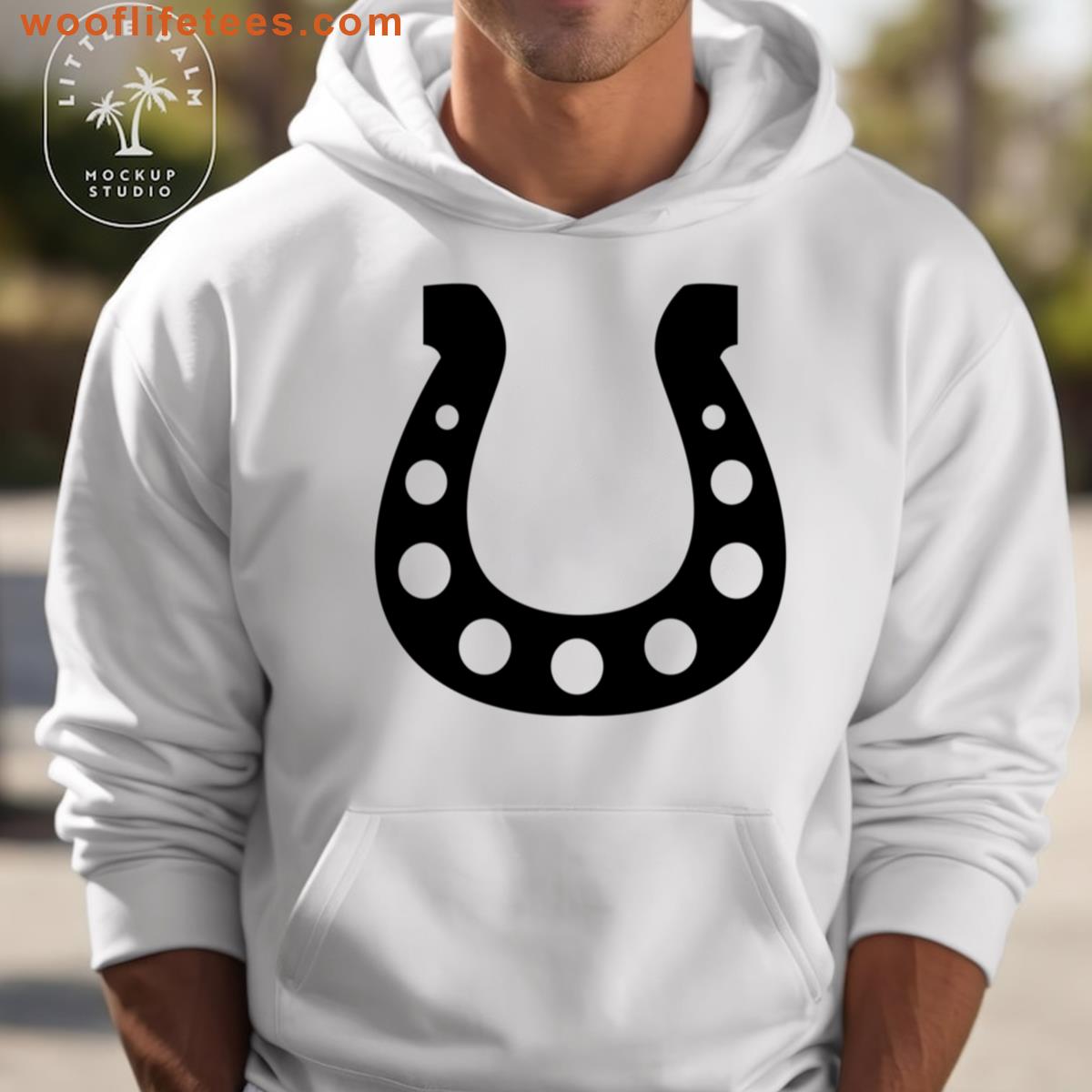 Lucky Horseshoe Design T-shirt