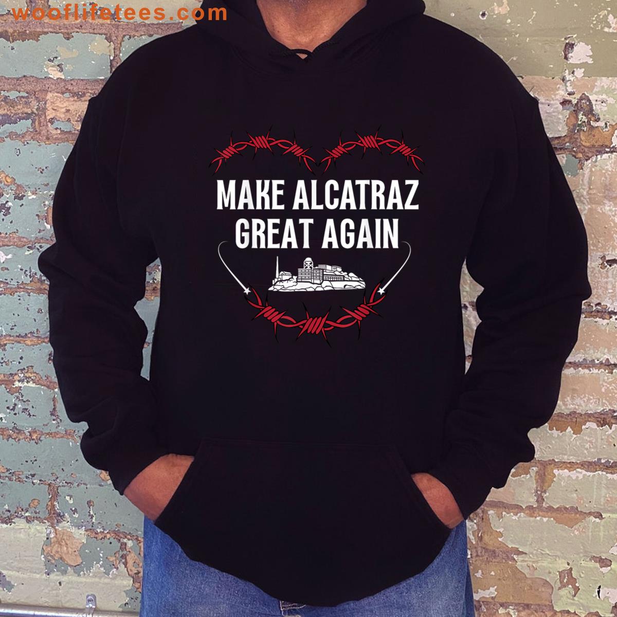 Make Alcatraz Great Again Humorous Retro T-shirt