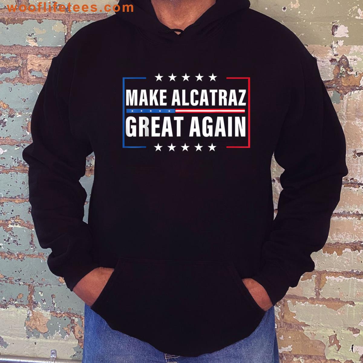 Make Alcatraz Great Again Humorous Trump T-shirt