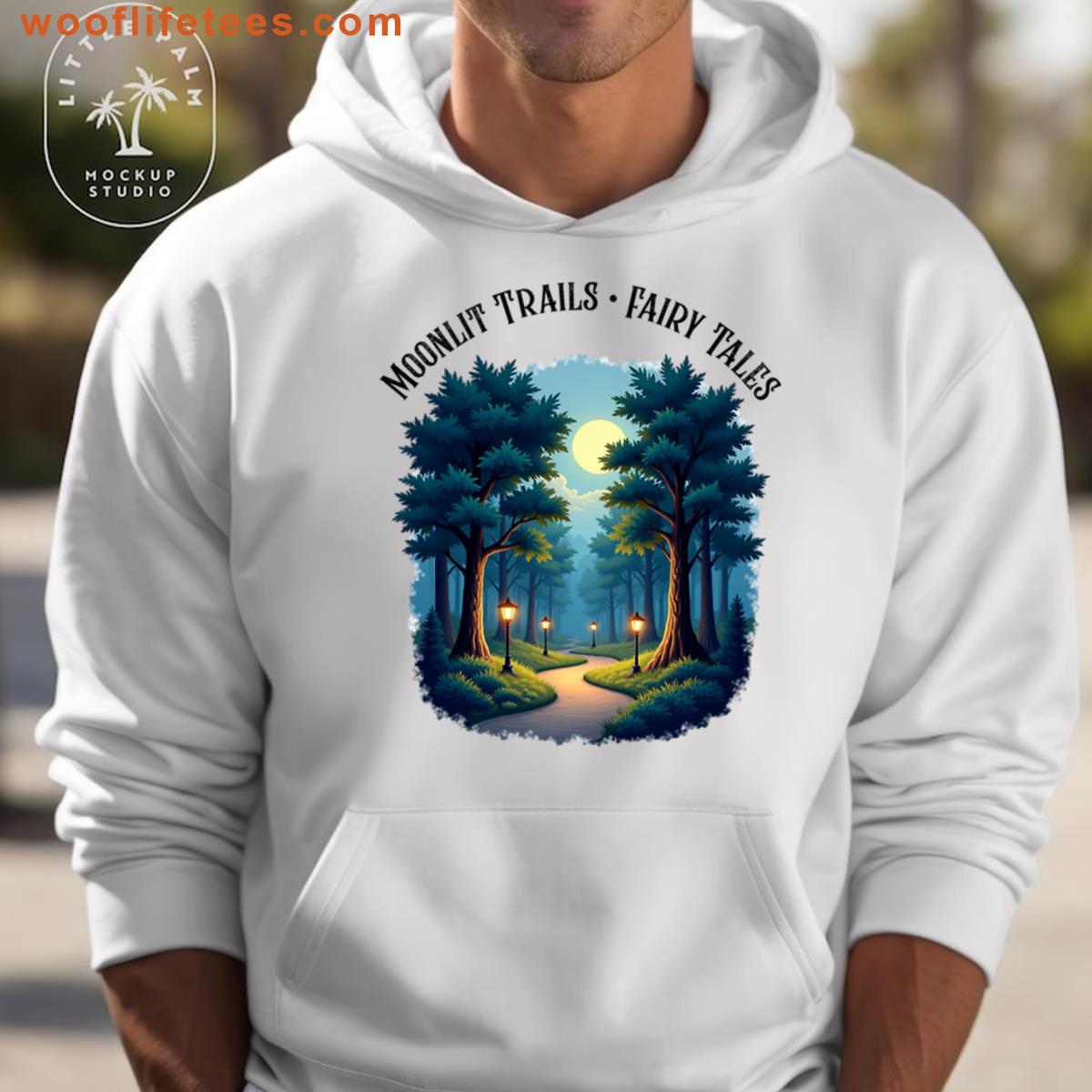 Moonlit Trails Nature Fantasy T-shirt