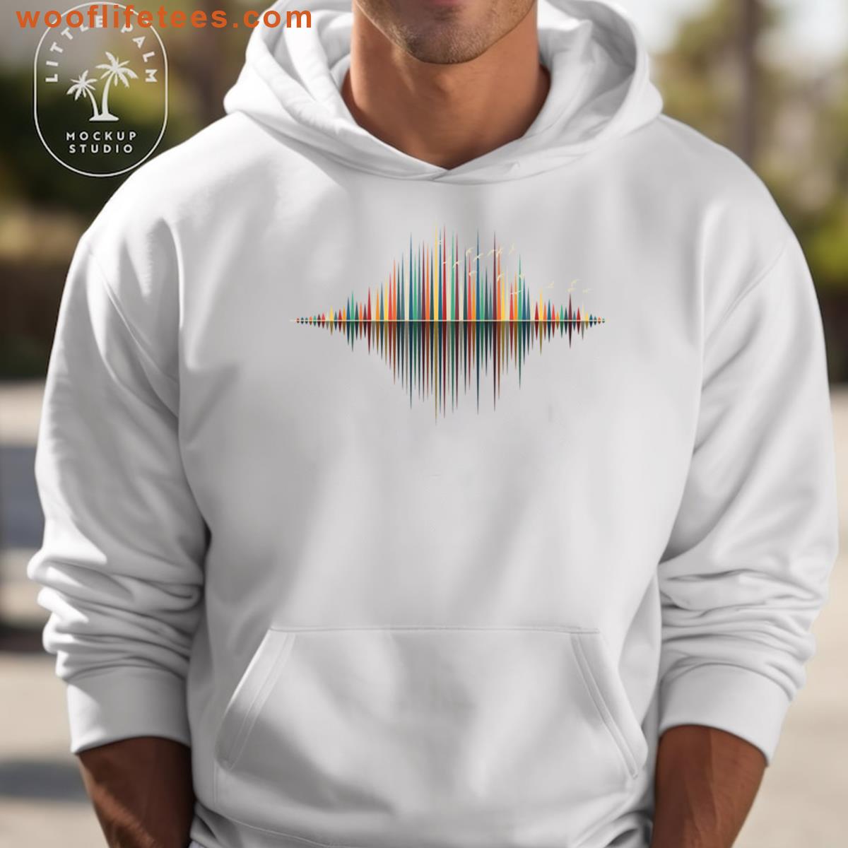 Natures Music Sound Wave Apparel T-shirt