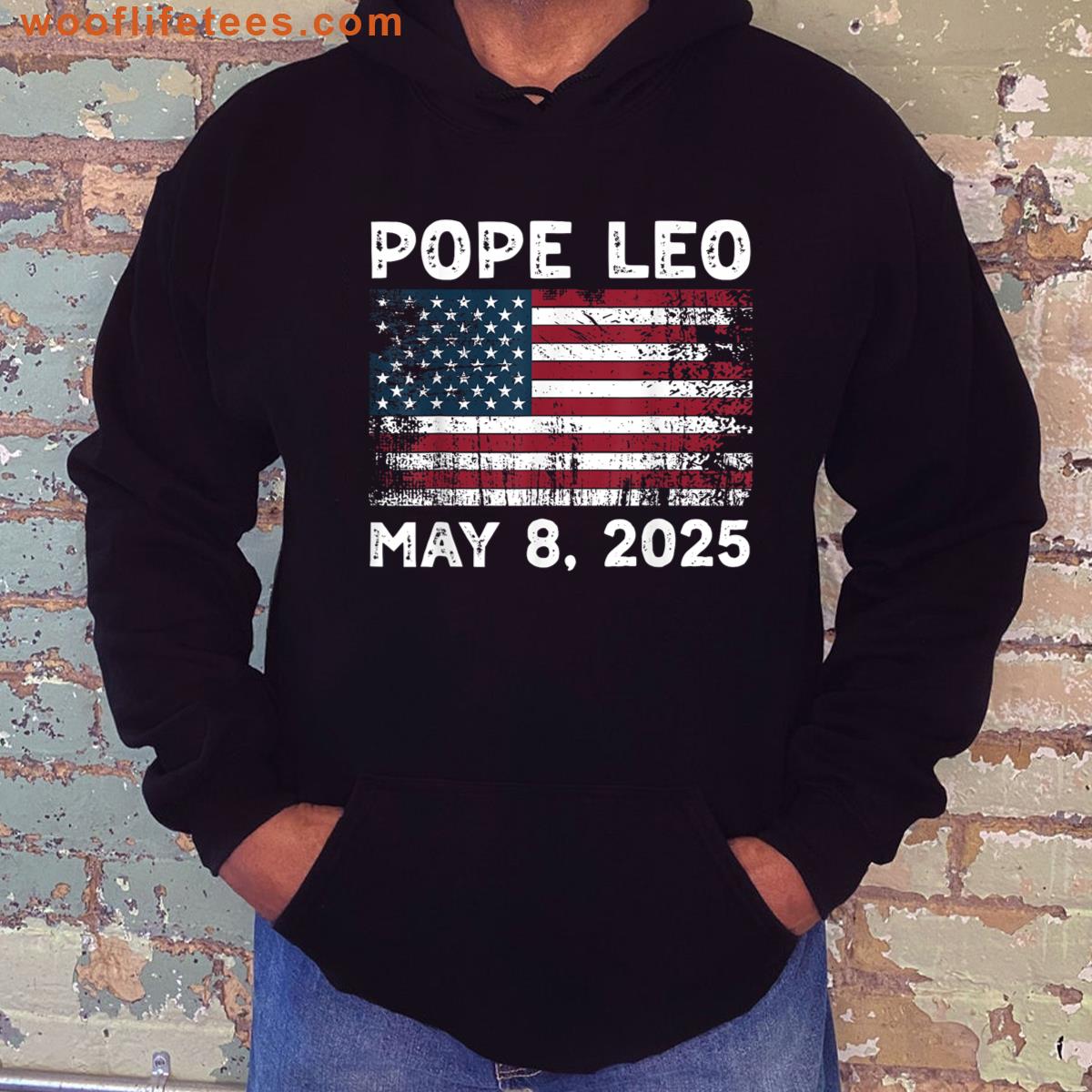 New Pope Leo Patriotic Design T-shirt