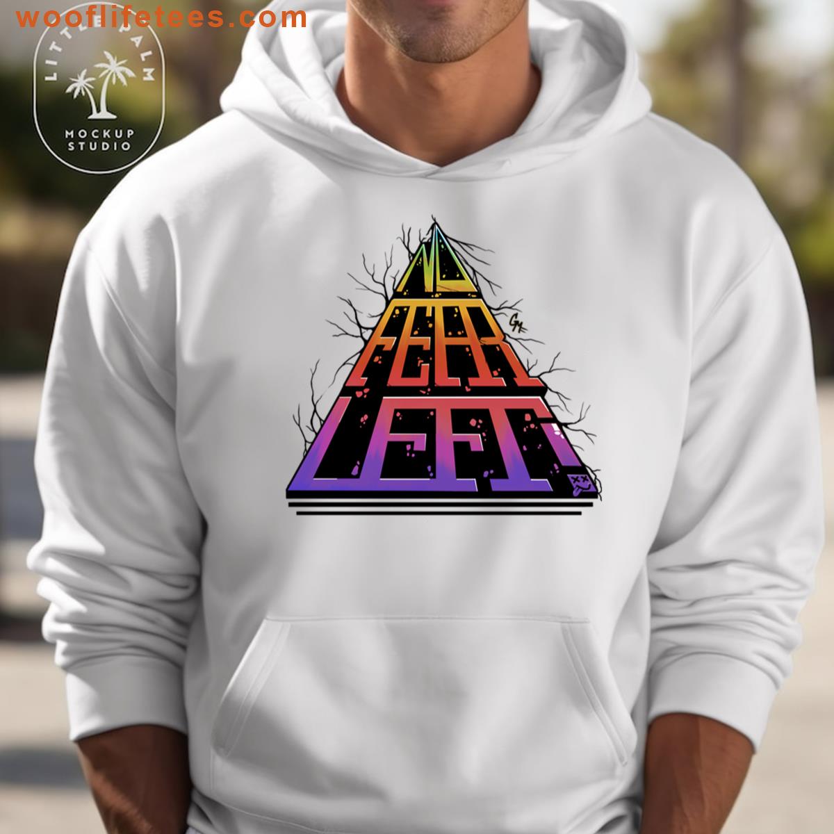 No Fear Left Casual Wear T-shirt