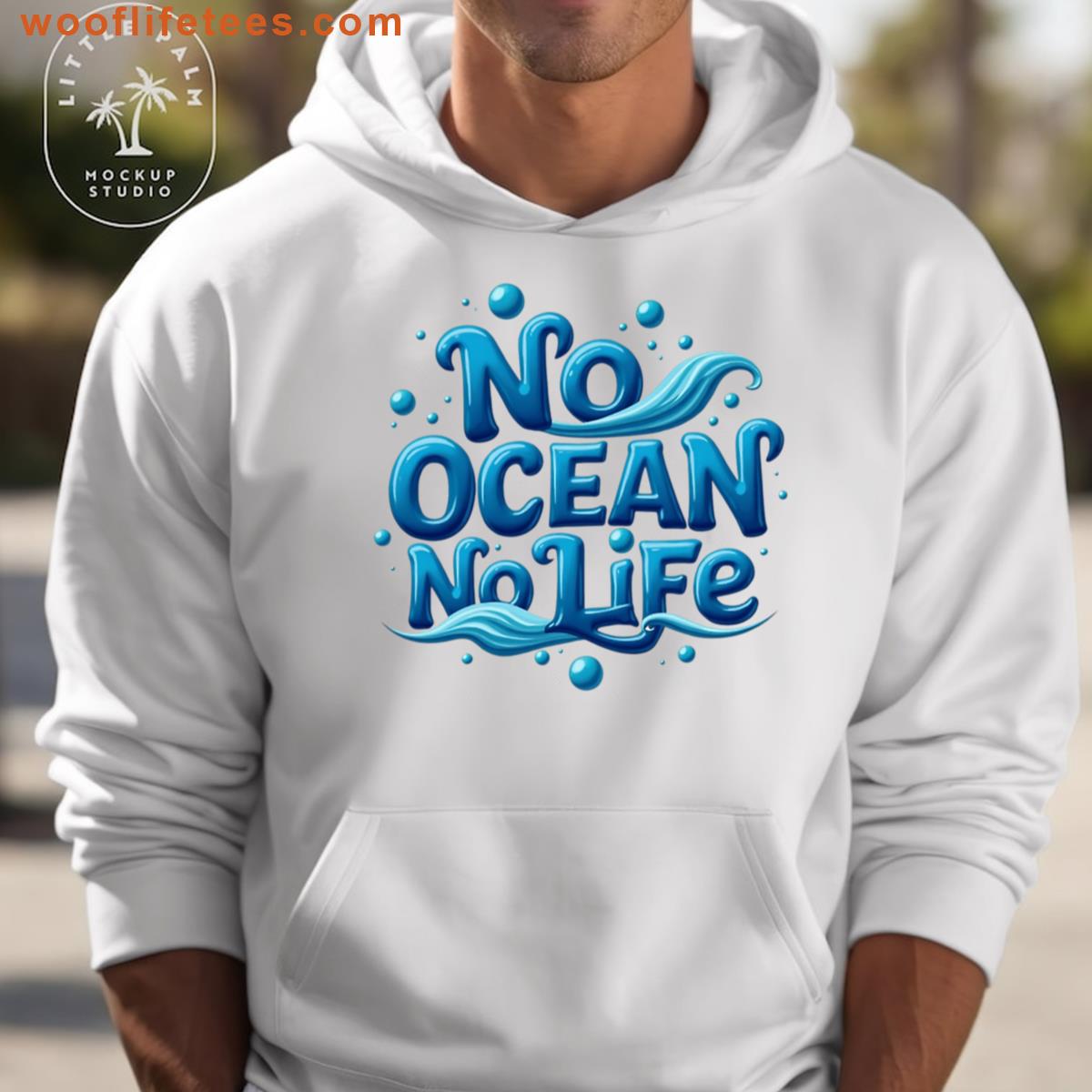 No Ocean No Life Casual Style T-shirt