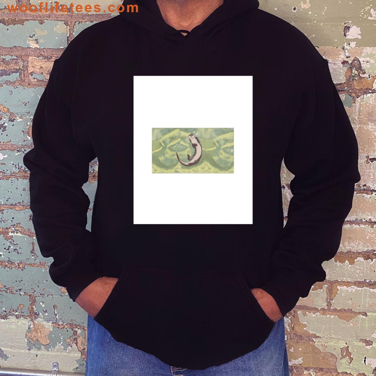 Otter Print Casual T-shirt