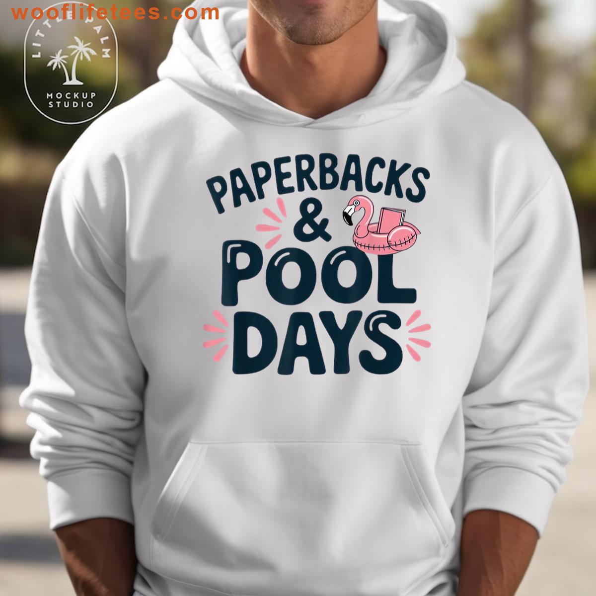 Paperbacks Pool Days Design T-shirt