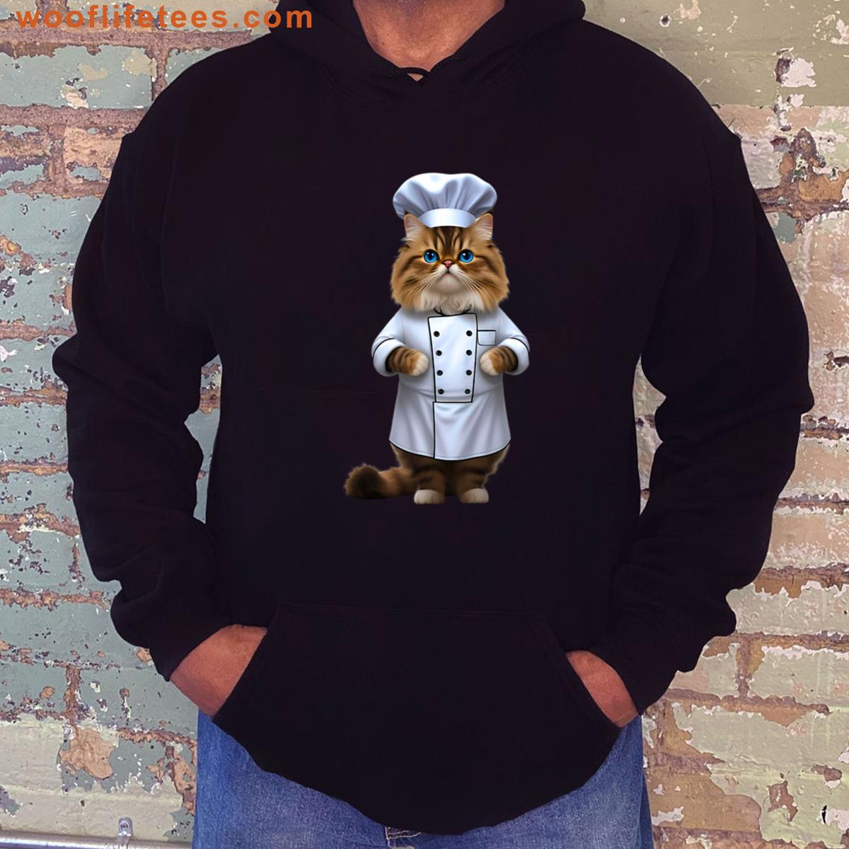 Persian Cat Chef Oversized Tee T-shirt