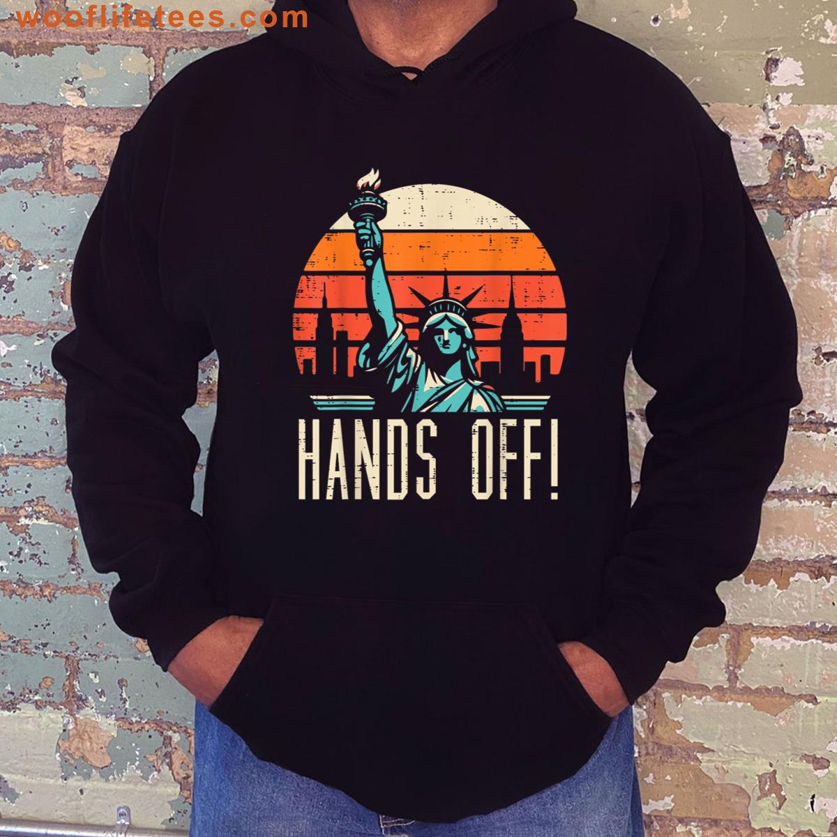 Protest Hands Off Statue Stylish T-shirt