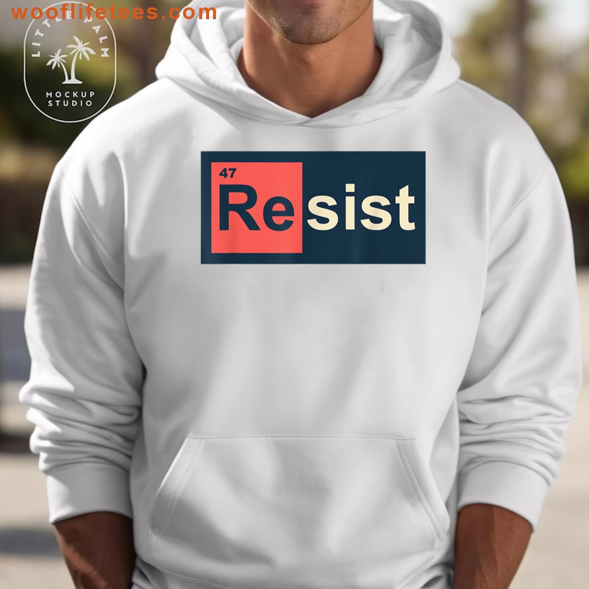 Resist 47 Periodic Table Political T-shirt