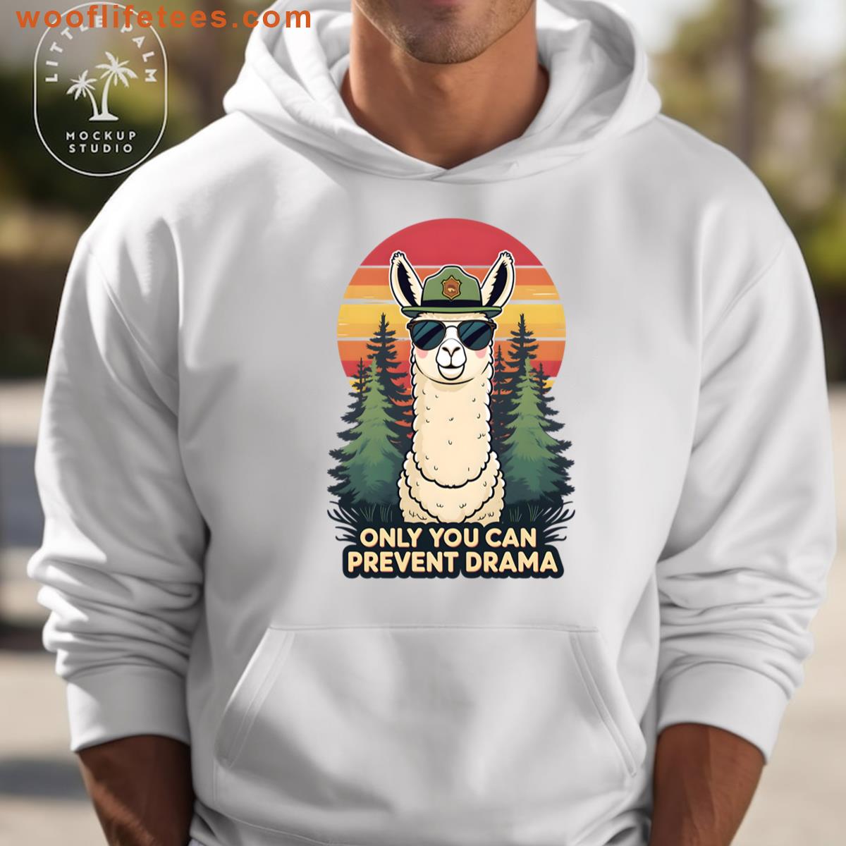 Retro Llama Funny For All T-shirt