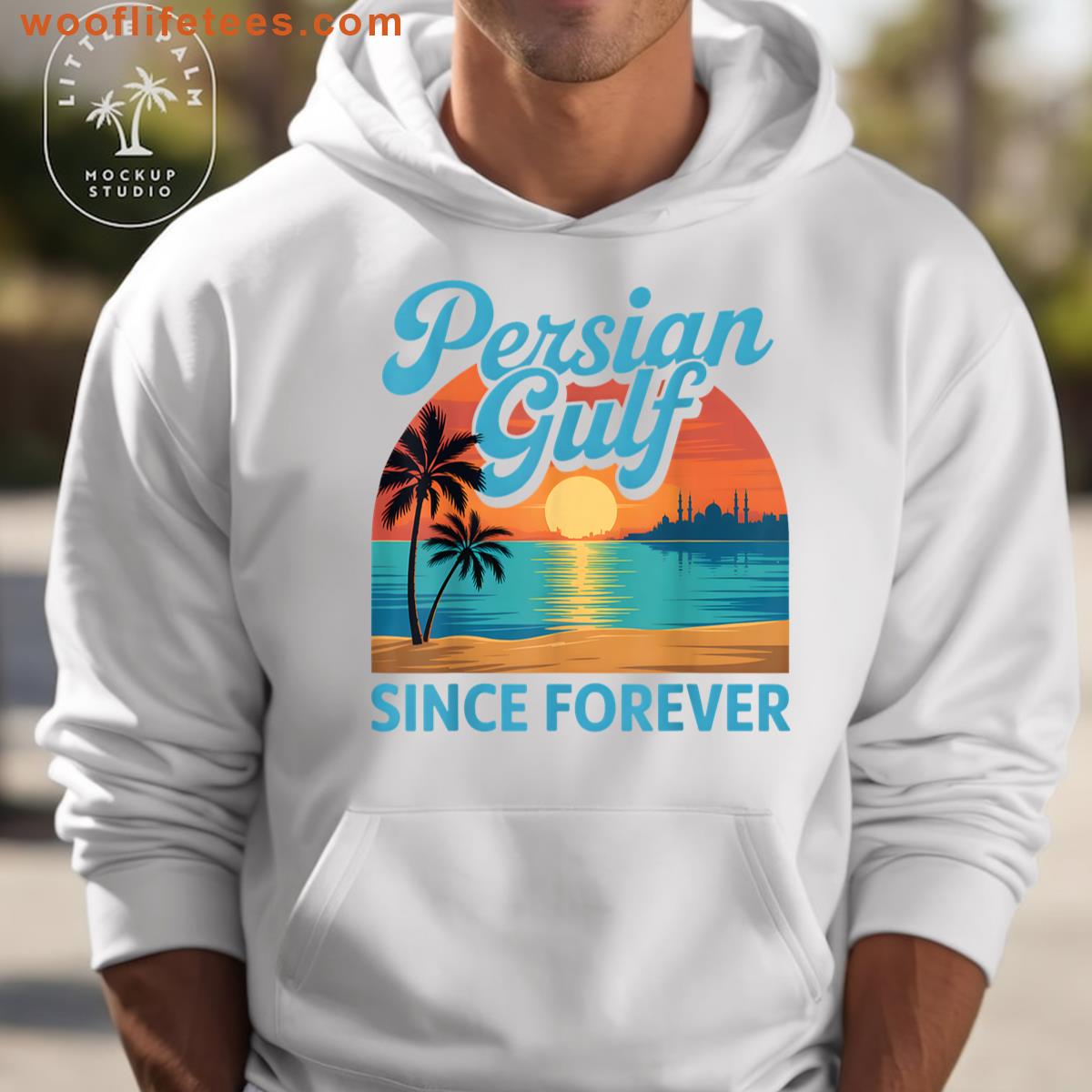 Retro Persian Gulf Graphic Unique Style T-shirt