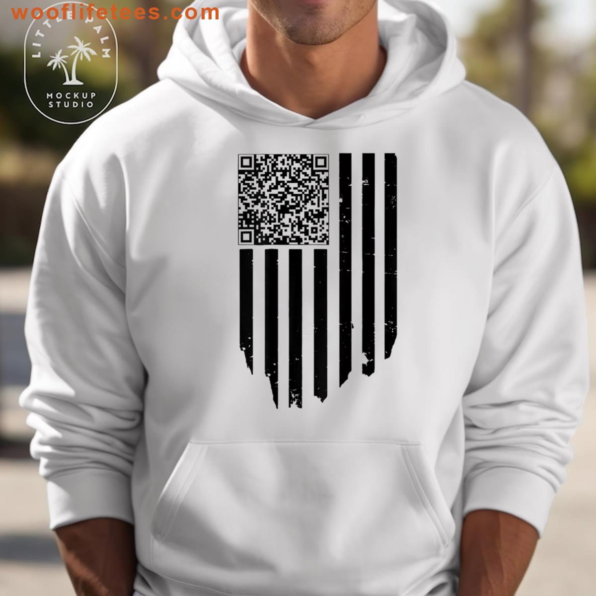 Retro Qr Trump Dancing Tee Casual T-shirt