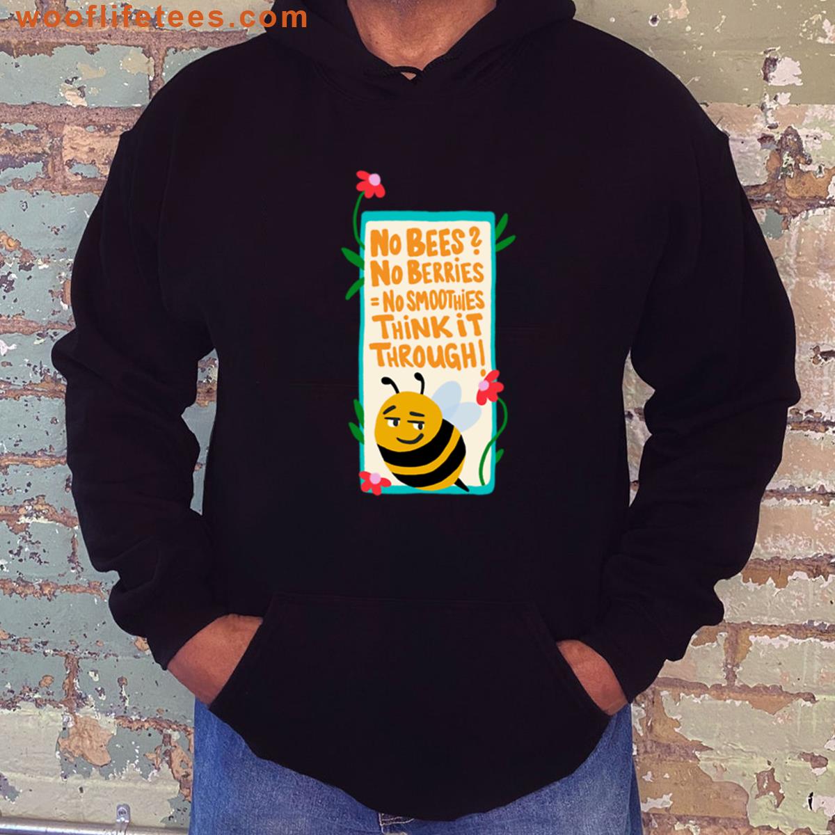 Sassy Bees Smoothie Design T-shirt