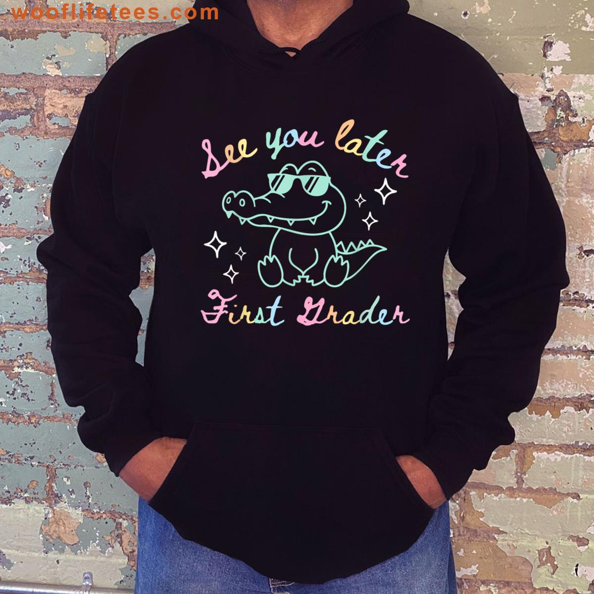 See You Later First Grader Alligator T-shirt