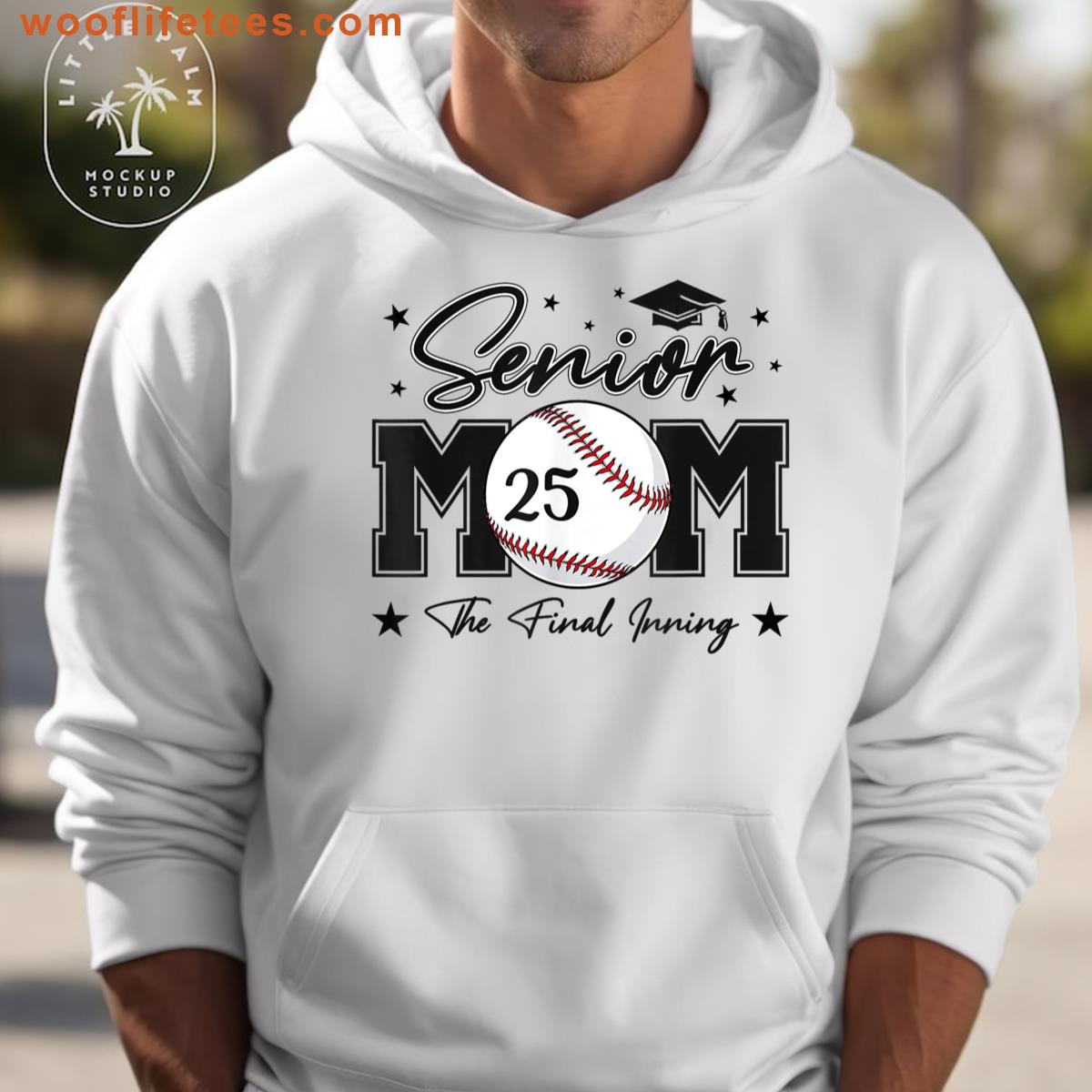 Senior Mom Baseball Spirit T-shirt