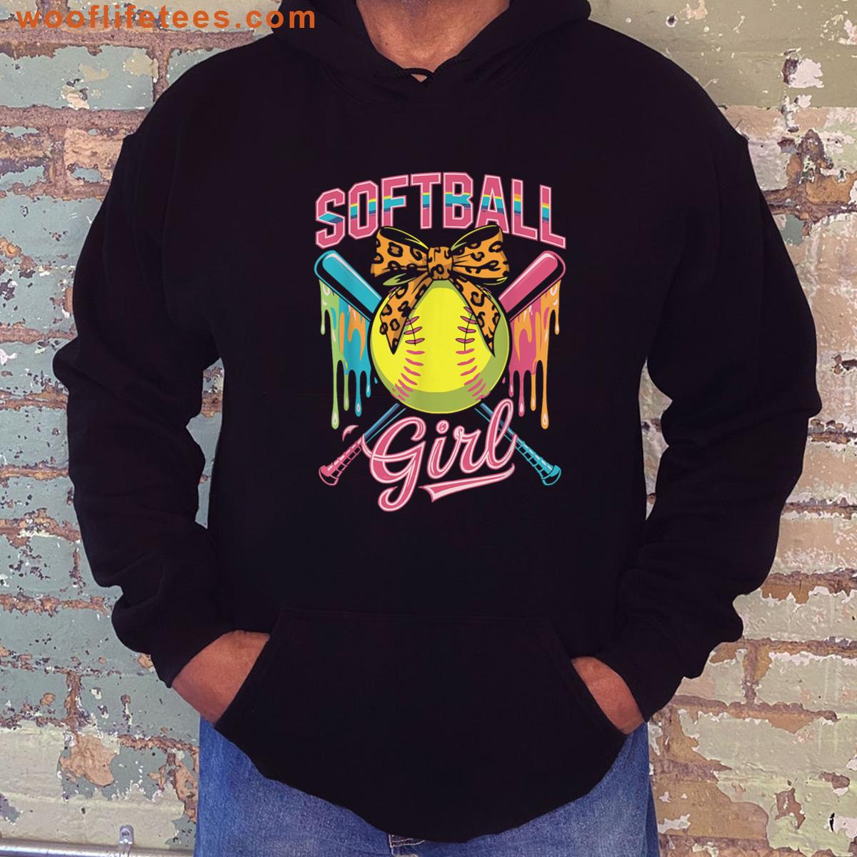 Softball Drip Women T-shirt