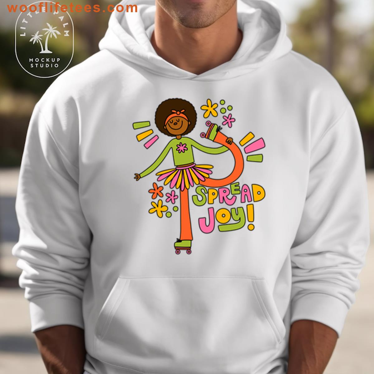 Spread Joy Skater Graphic T-shirt