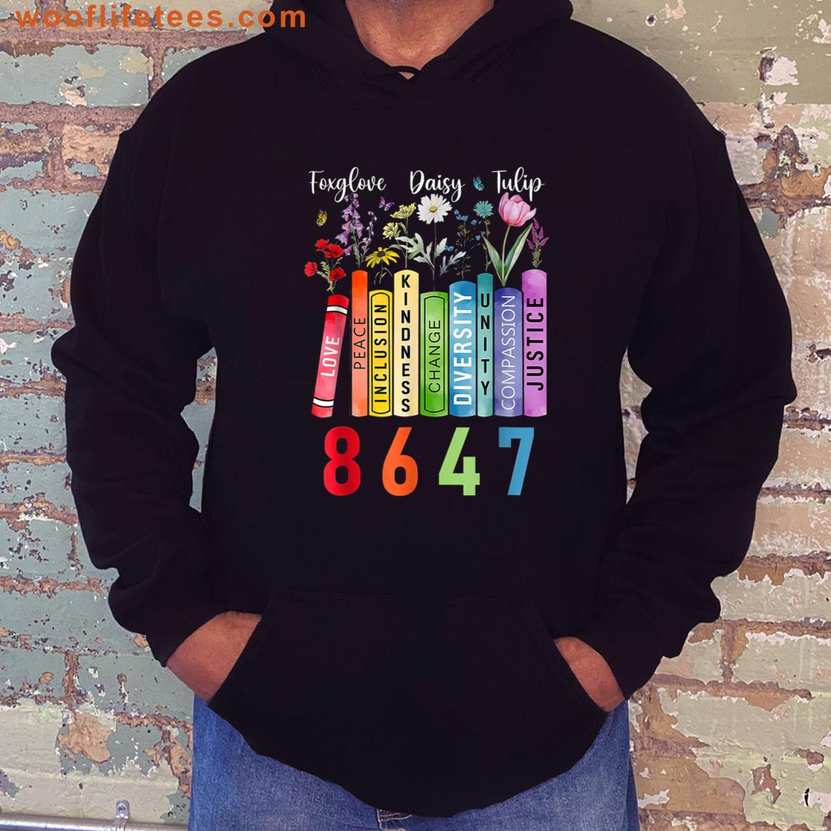 Subtle Floral Trendy For Readers T-shirt