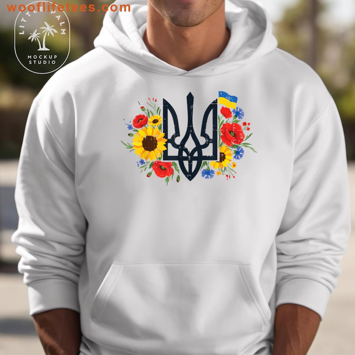 Ukraine Floral Girls T-shirt