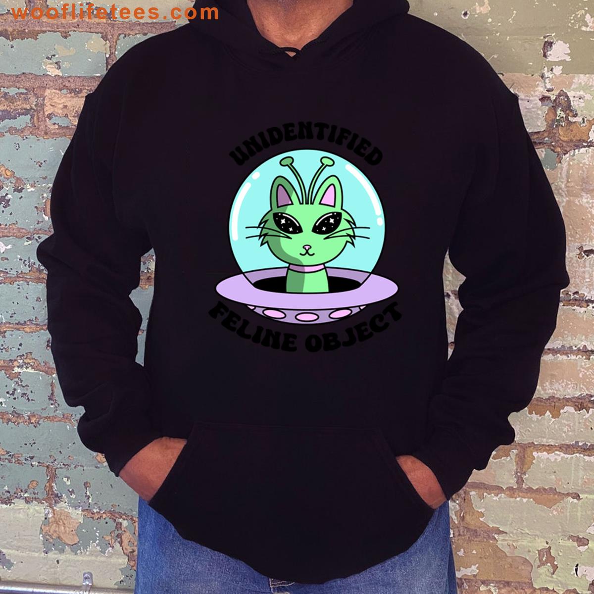 Unidentified Cute Cat Graphic T-shirt