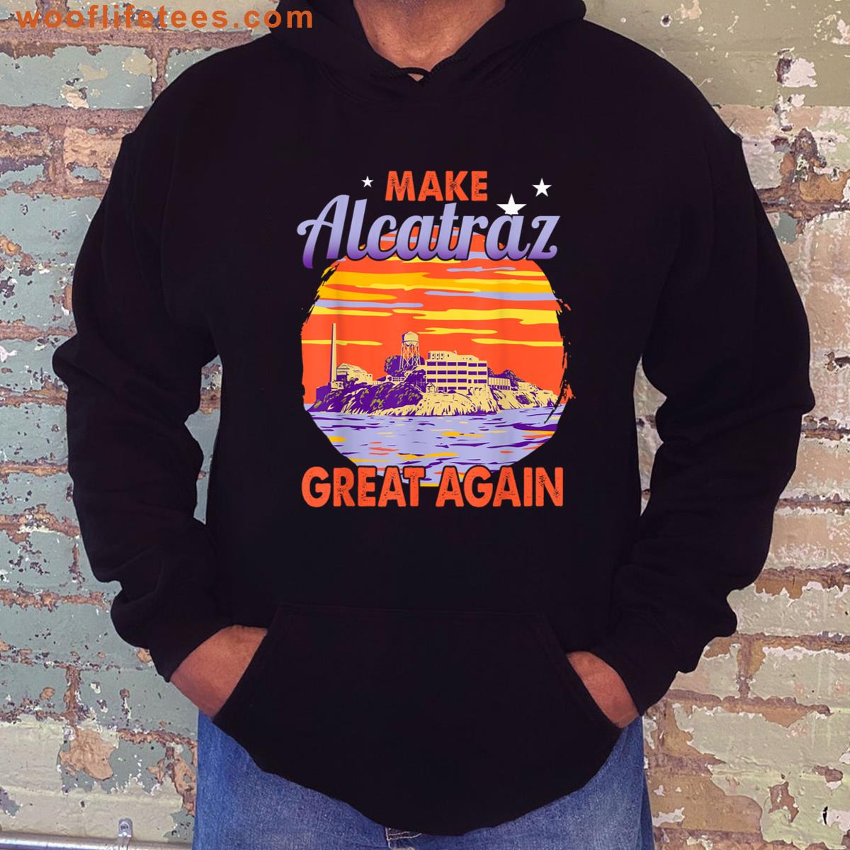 Vintage Alcatraz Retro Humor Tee T-shirt