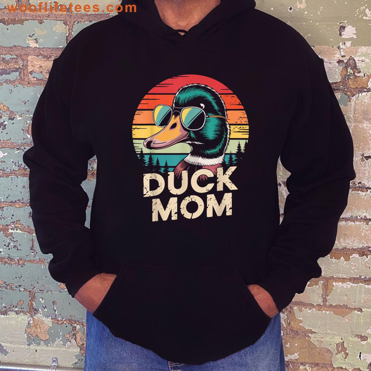 Women Mothers Day Duck Design T-shirt
