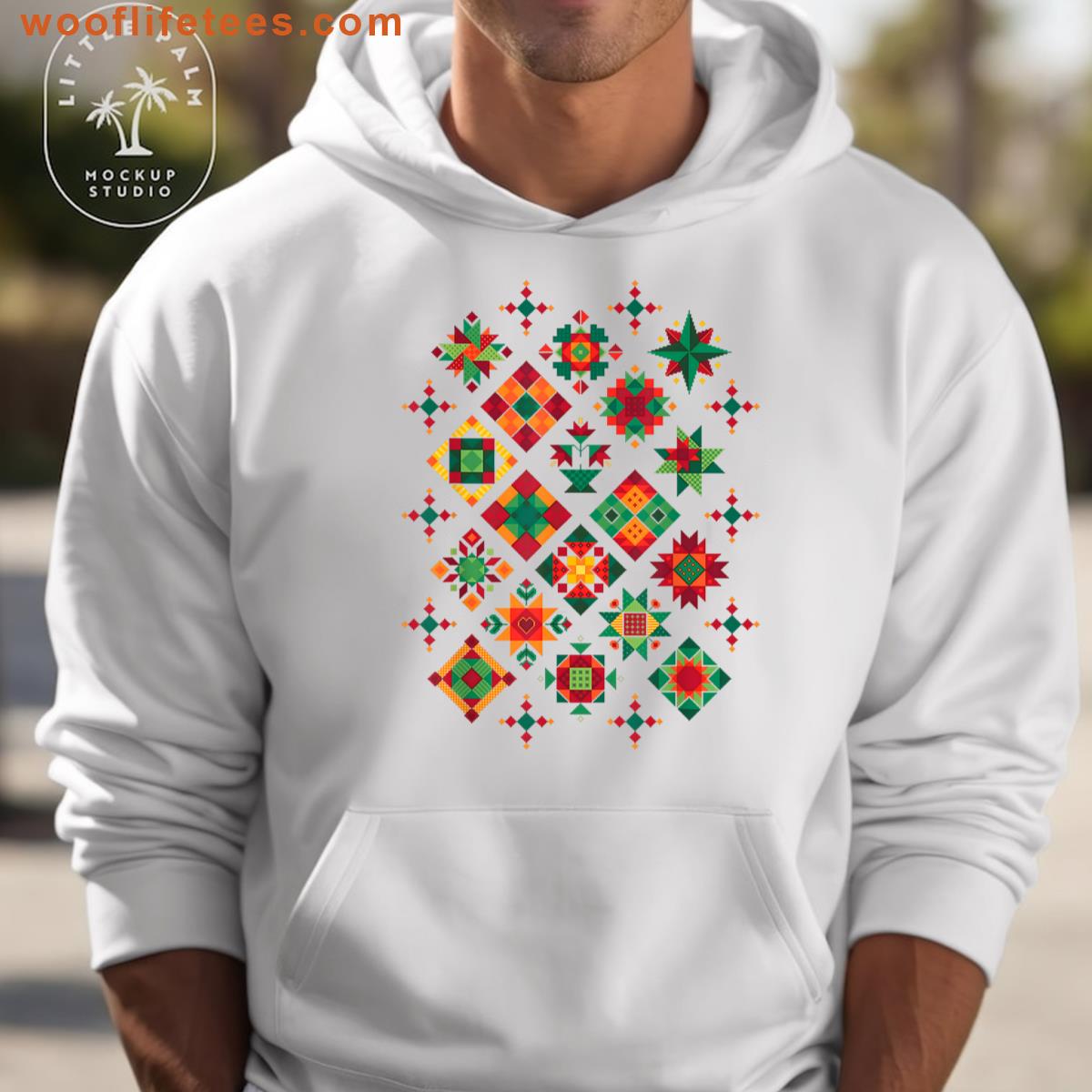 Women Quilt Block T-shirt