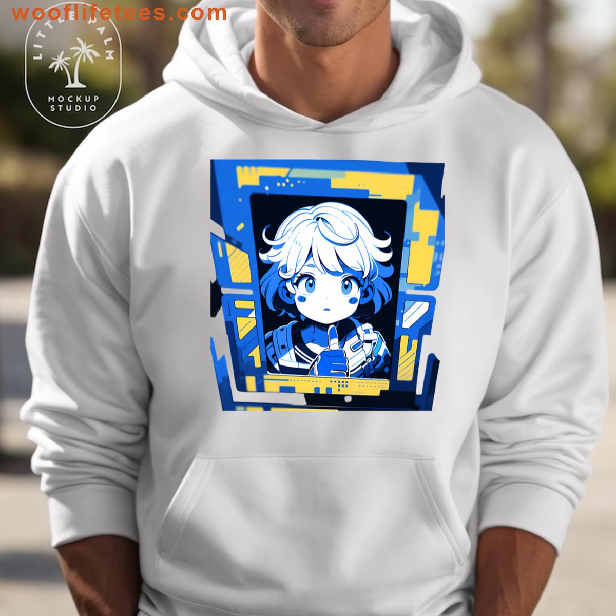 Yellow Blue Diversity Graphic T-shirt