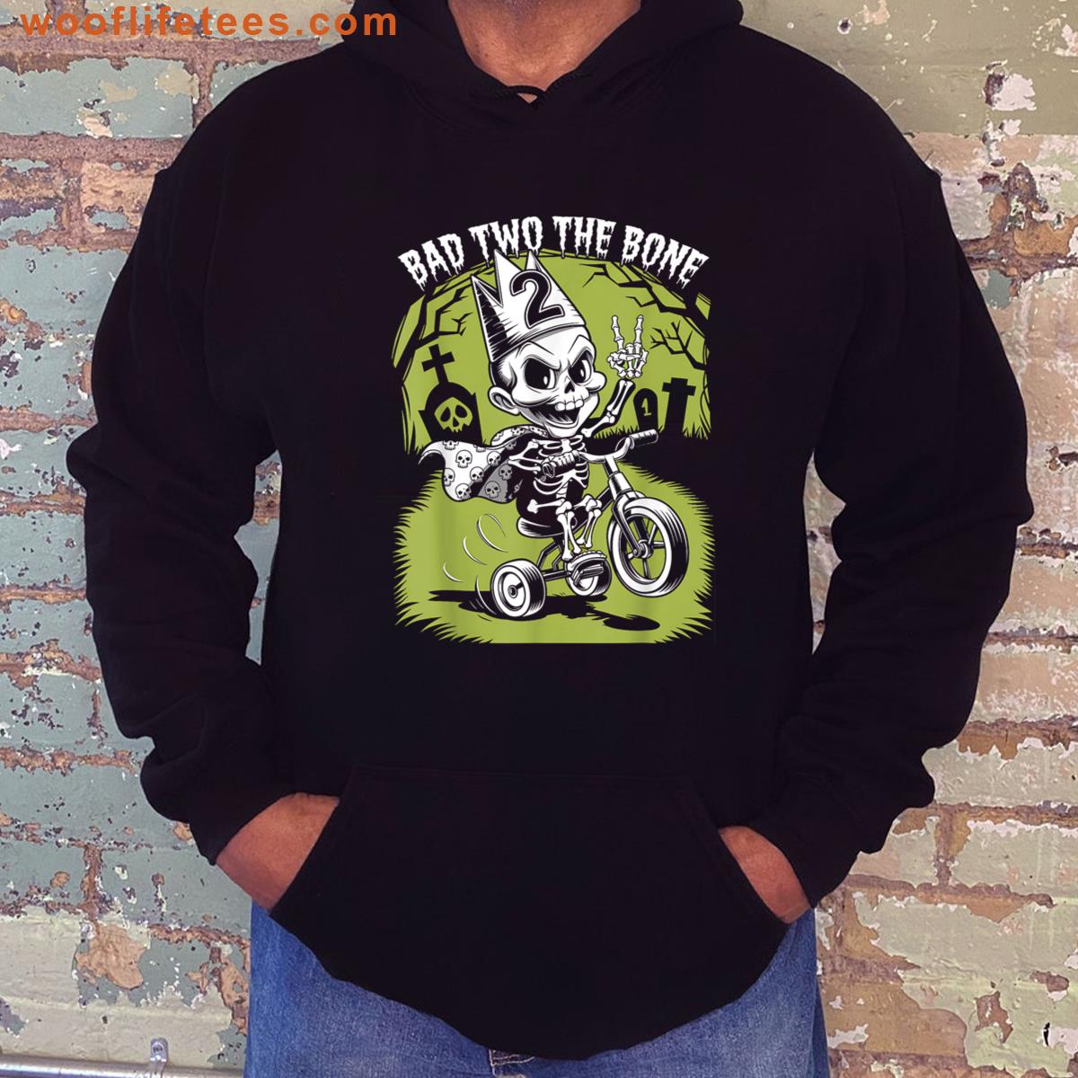 Bad Two The Bone Funny Toddler T-shirt