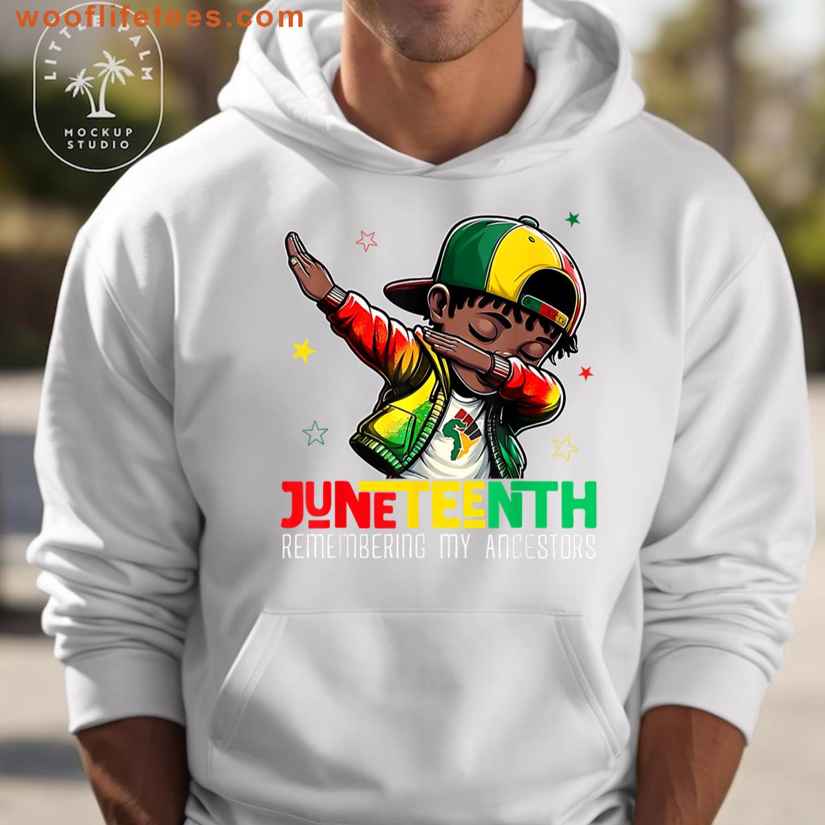 Black Boy Dab Juneteenth T-shirt