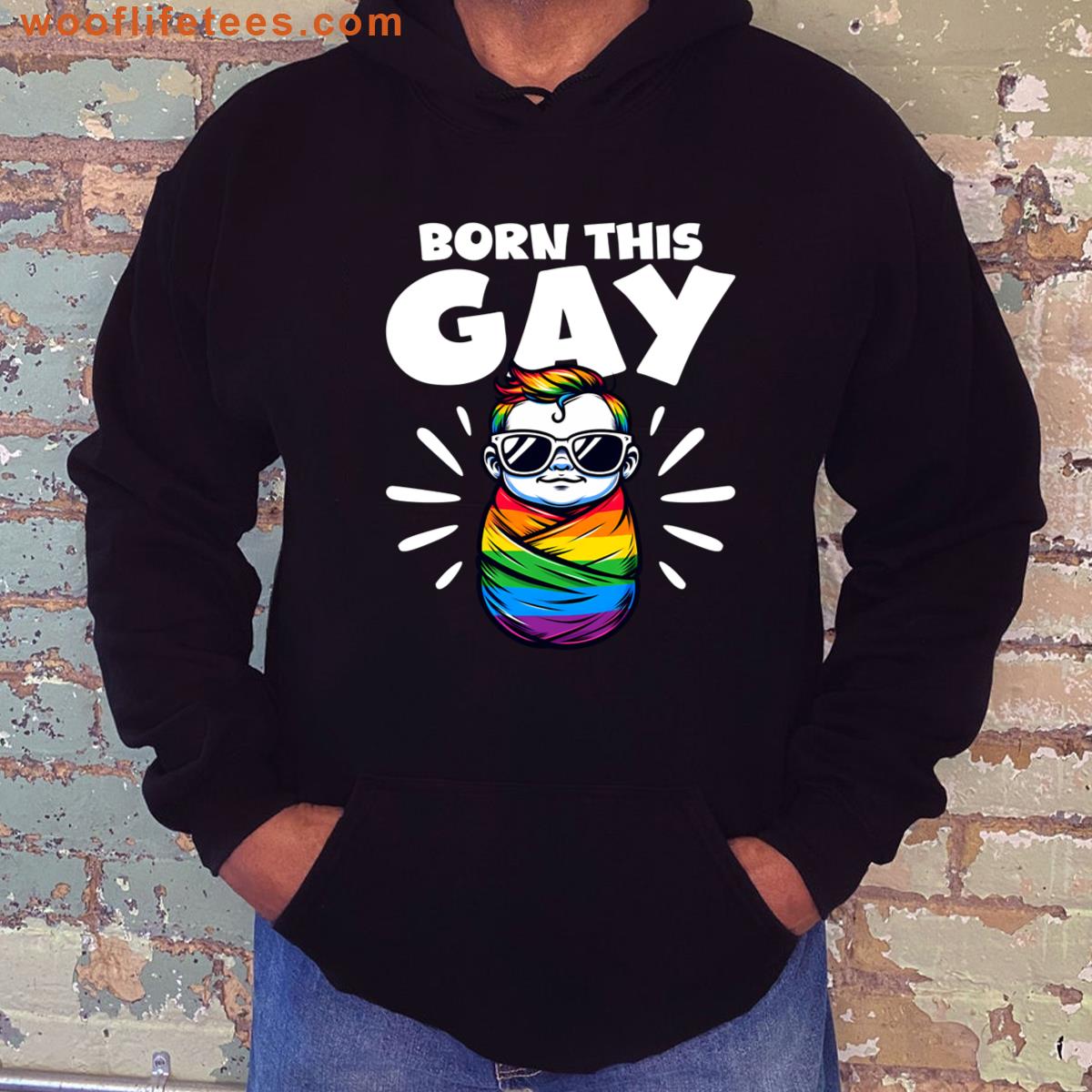 Born This Gay Lgbtqa Oversized T-shirt