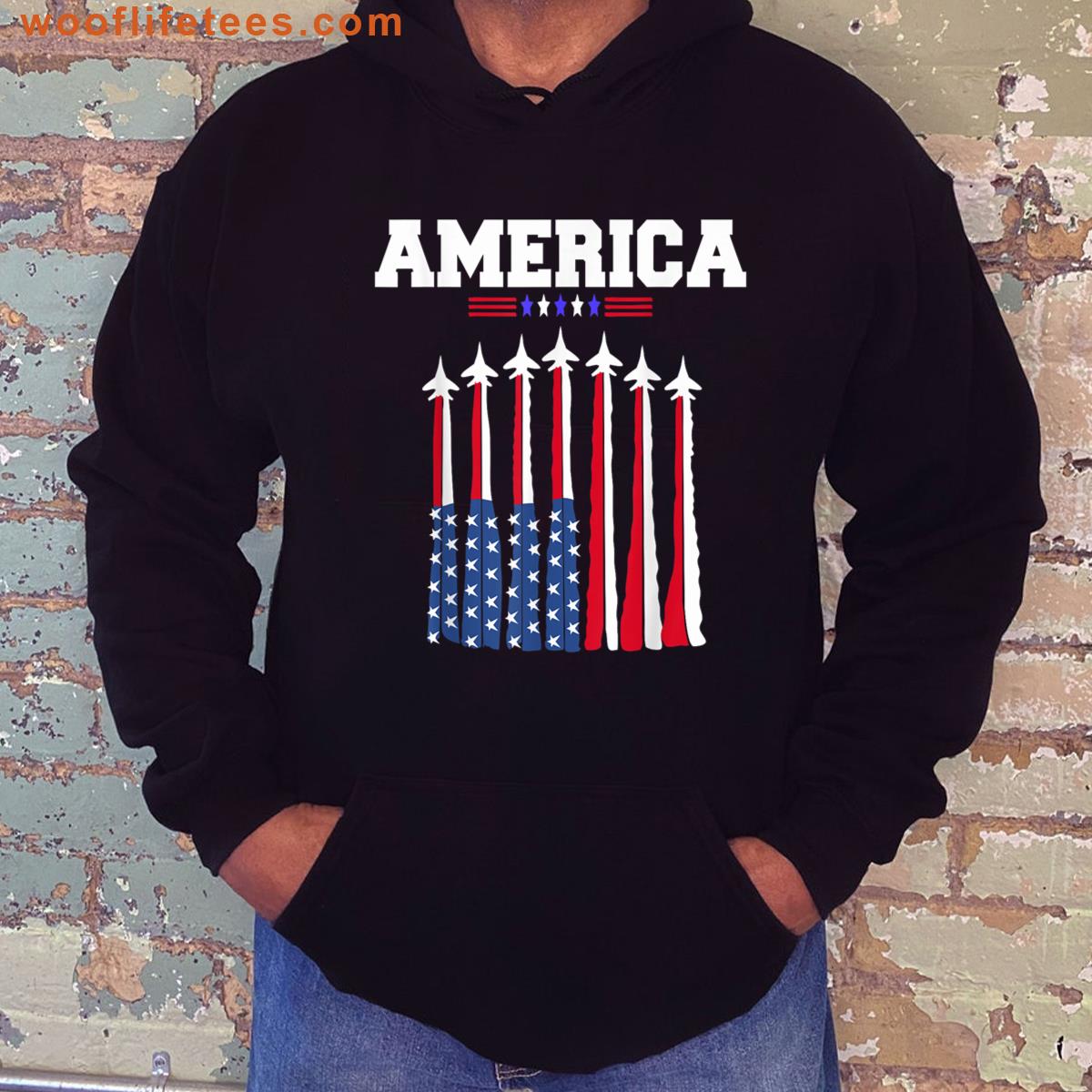 Boys Patriotic American Flag T-shirt