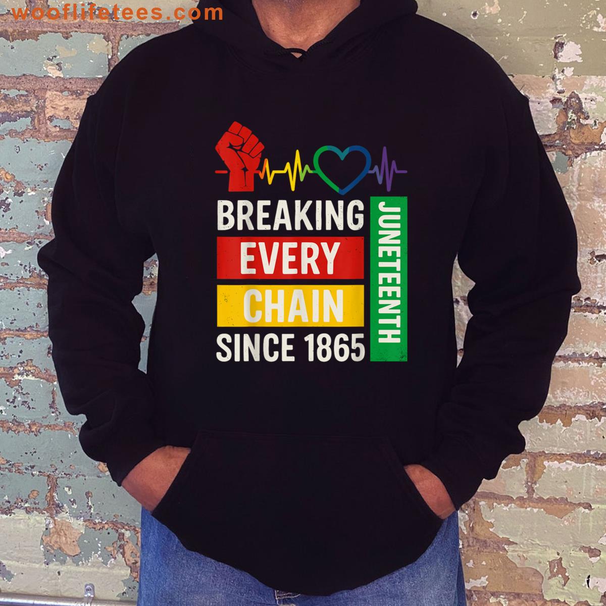 Breaking Every Chain Juneteenth T-shirt