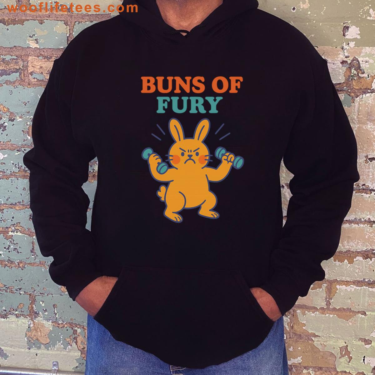 Buns Of Fury Funny T-shirt
