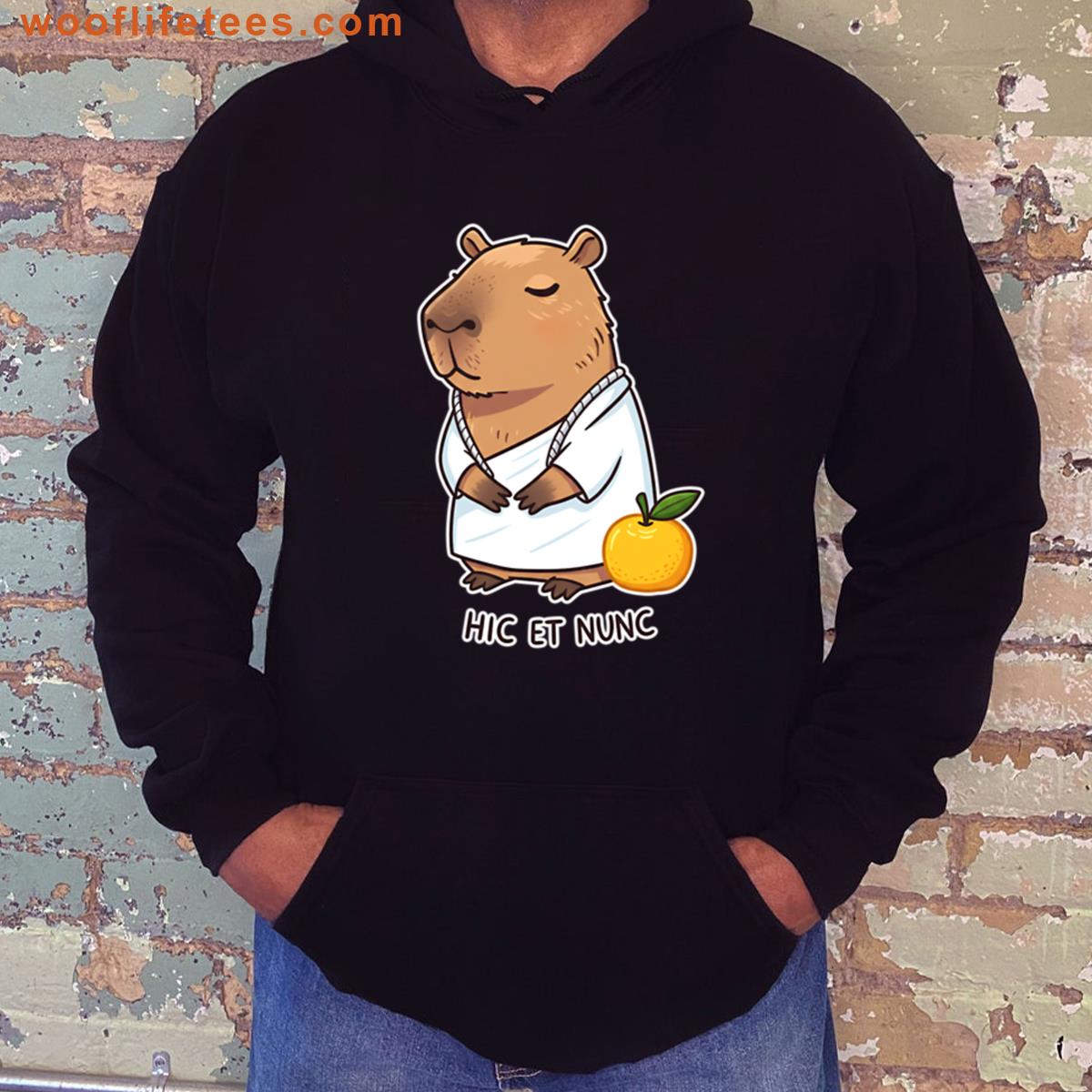 Capybara In Toga Design T-shirt