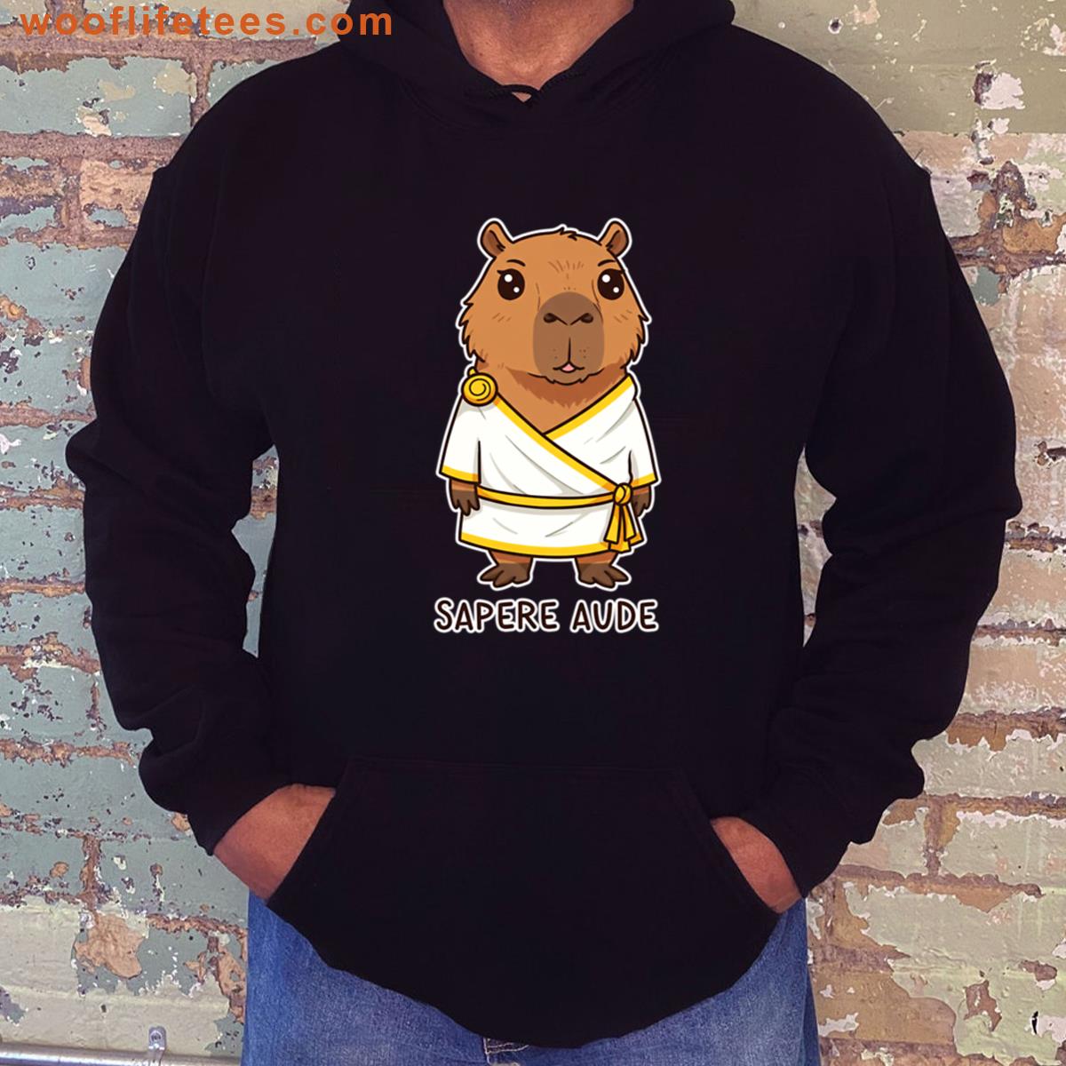 Capybara Oversized Golden Toga T-shirt