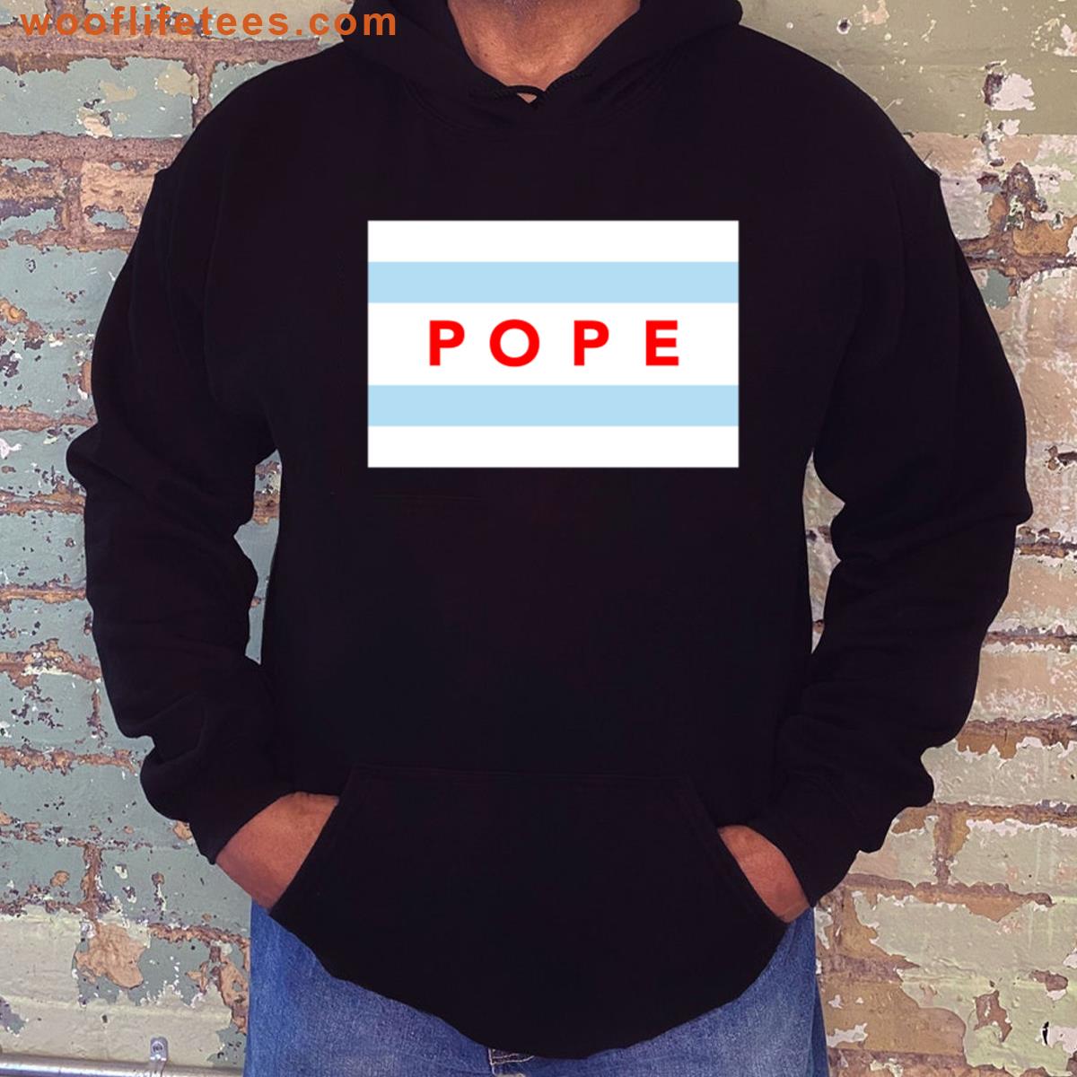 Chicago Pope Flag T-shirt
