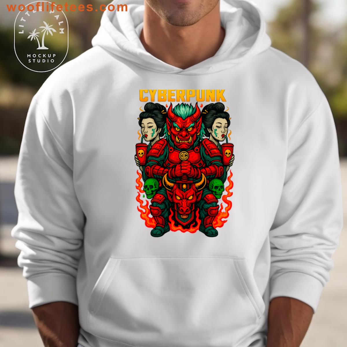 Cyberpunk Inferno T-shirt