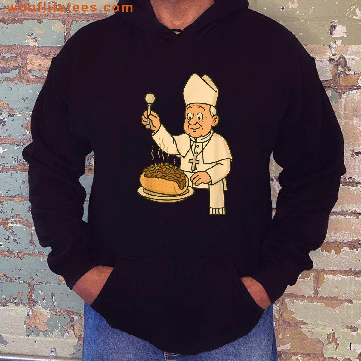 Da Pope Blessing Humor T-shirt