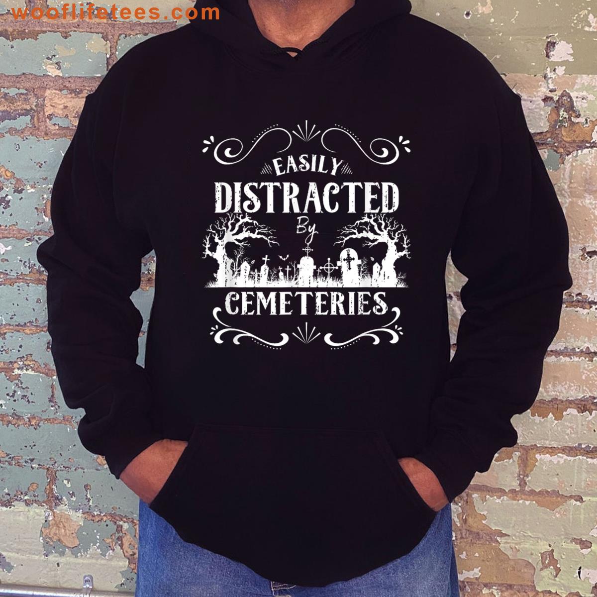 Easily Distracted By Cemeteries T-shirt