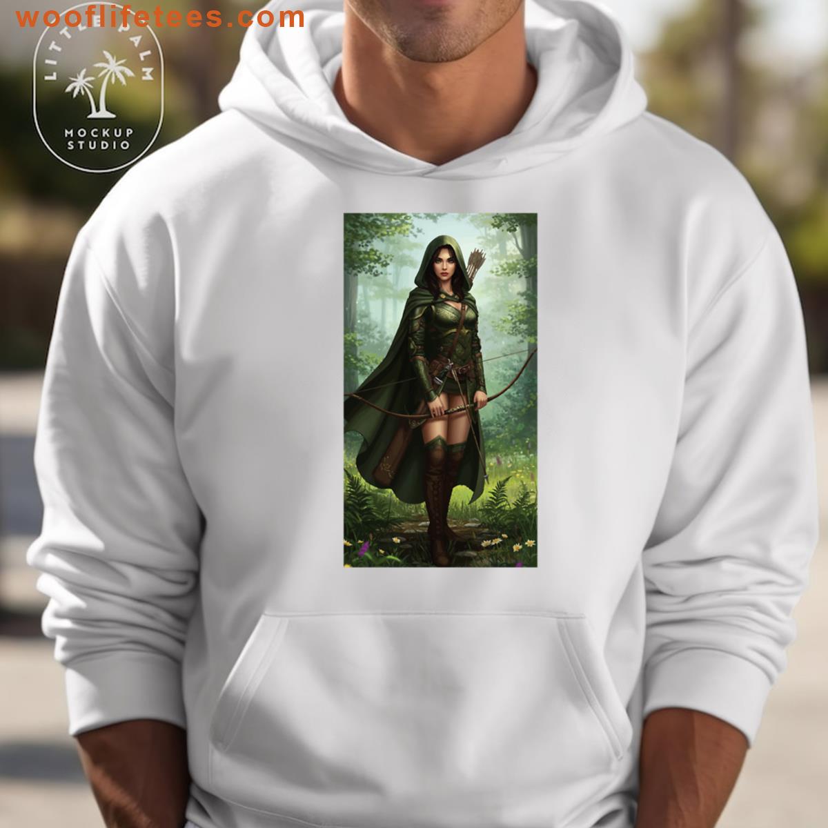 Forest Huntress Graphic Tee T-shirt