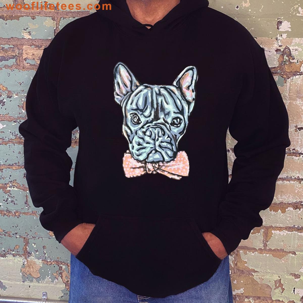 Frenchie With Bow Tie T-shirt