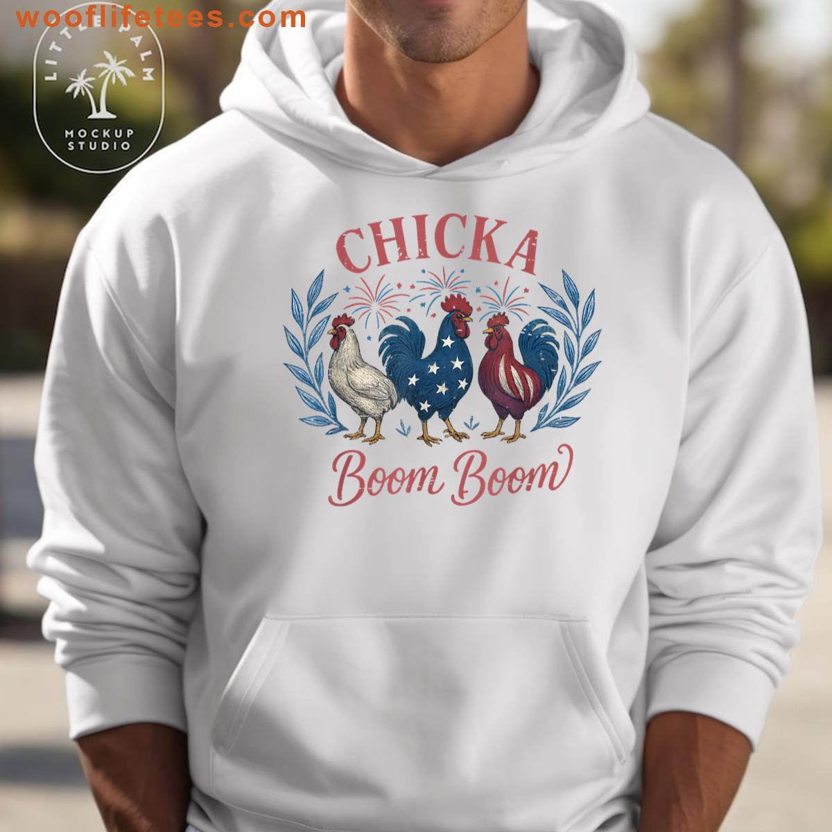Funny Chicka Boom Boom Retro T-shirt