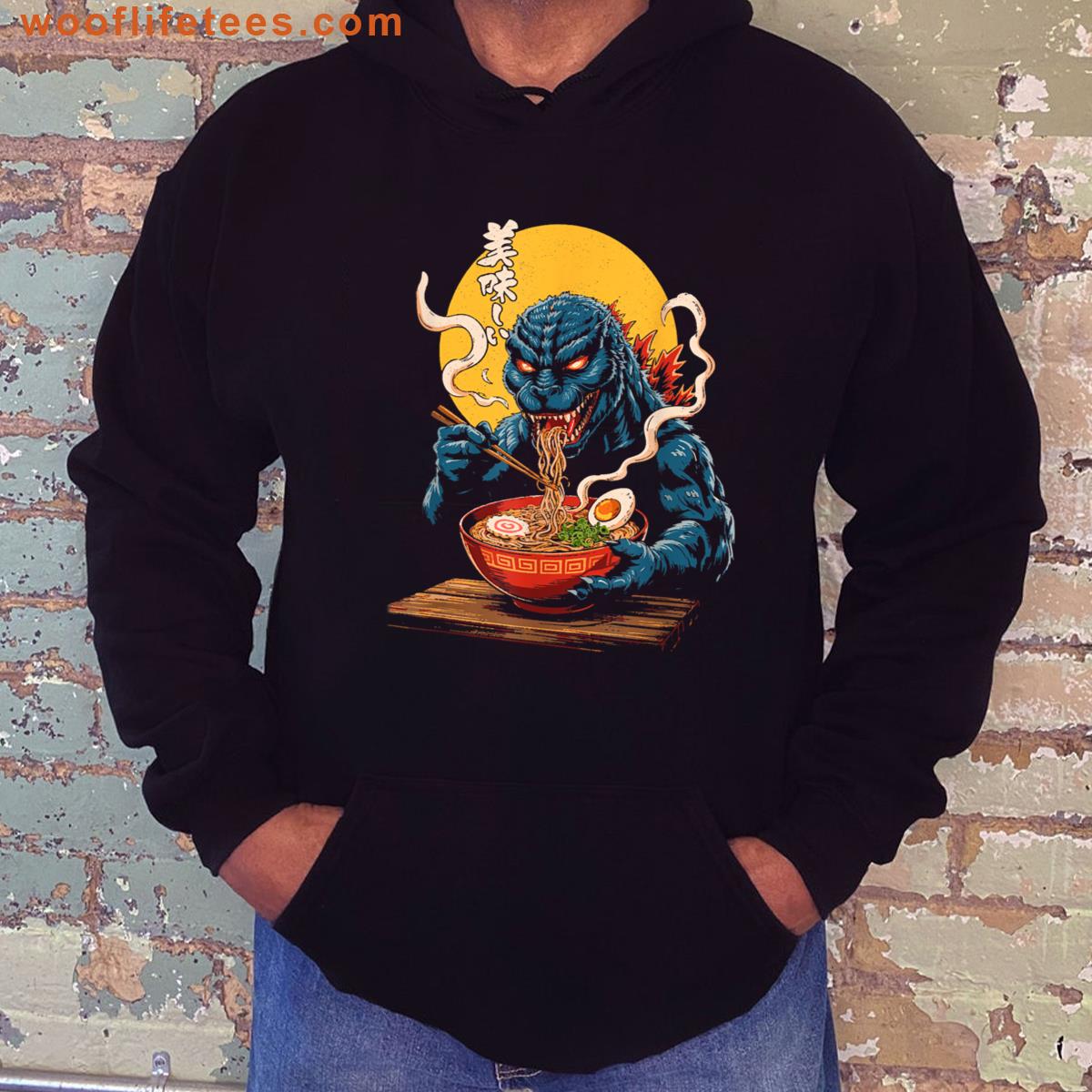 Funny Kaiju Ramen Monster T-shirt