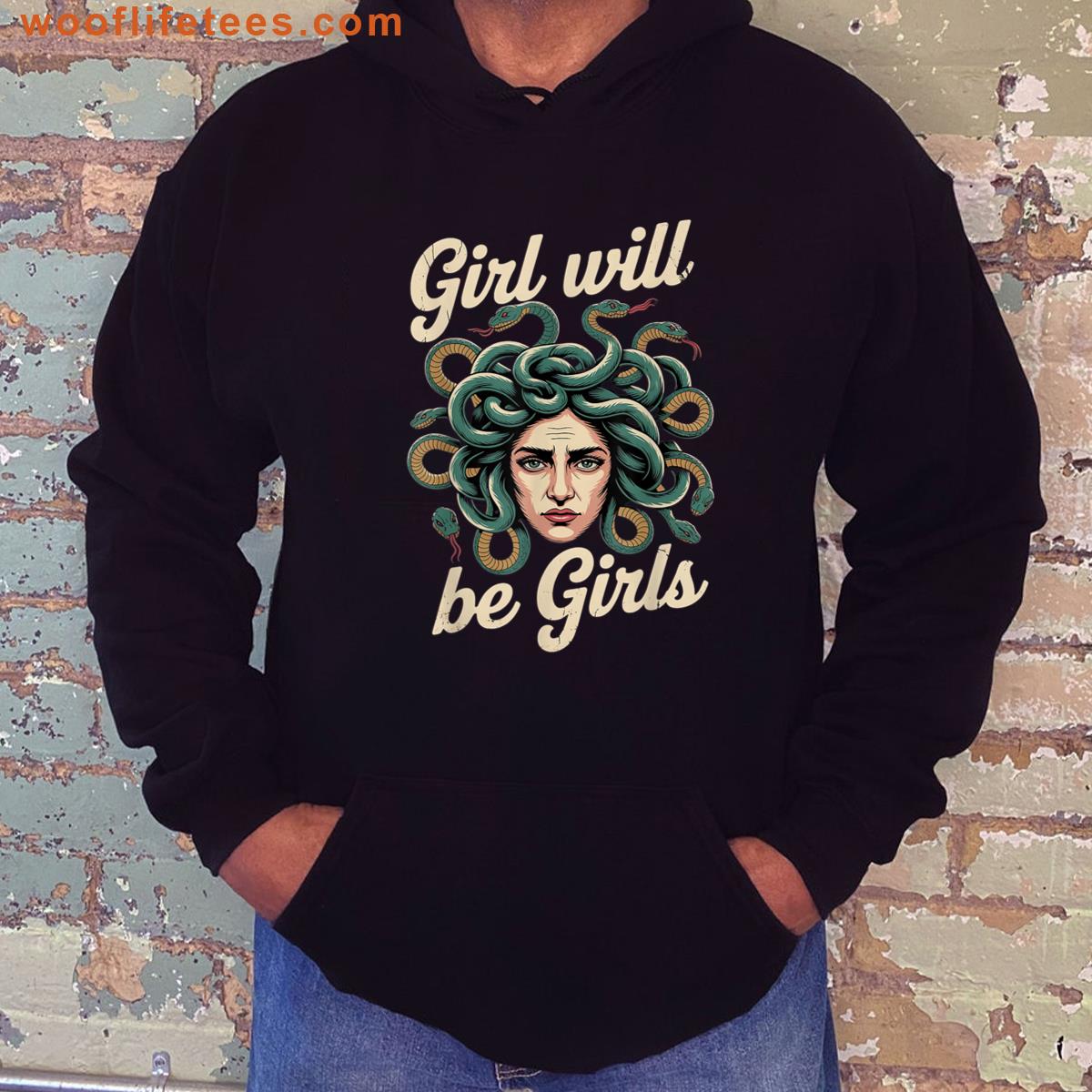 Girl Will Be Girls Medusa Feminist T-shirt