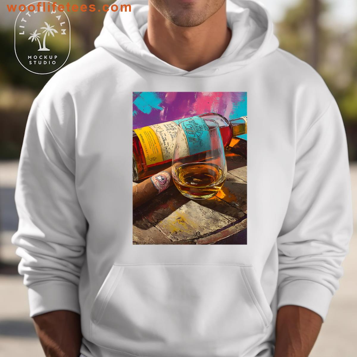 Golden Whiskey Cigar T-shirt