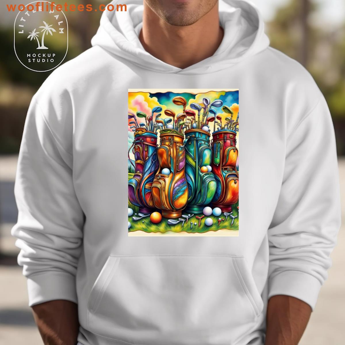 Golf Gear Bags Clubs T-shirt