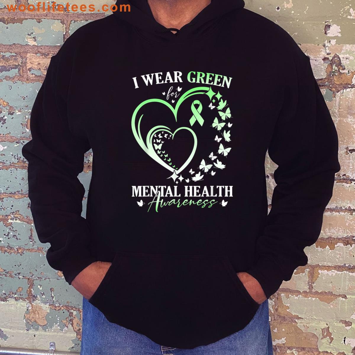 Green For Mental Health Awareness T-shirt