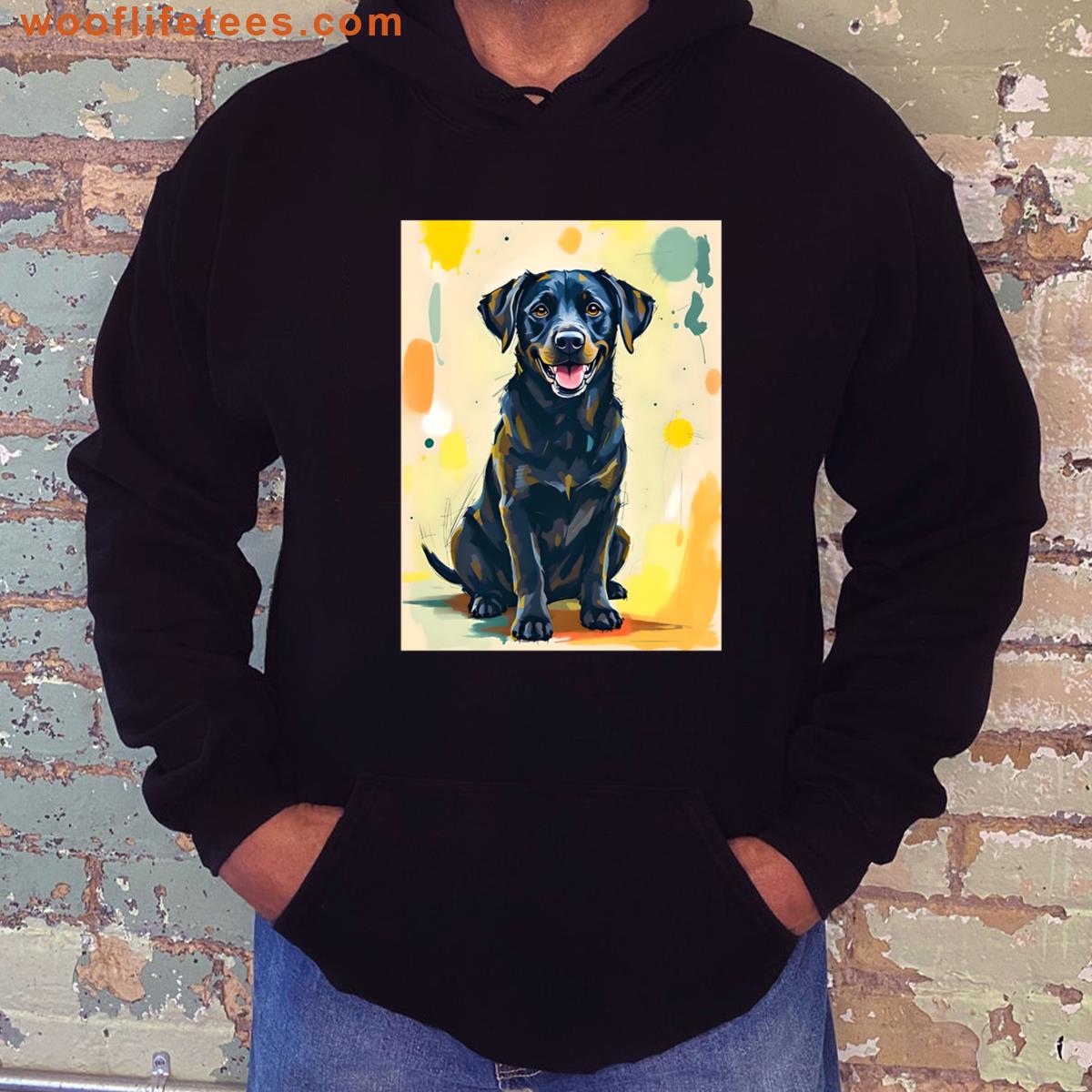 Happy Black Lab Puppy T-shirt